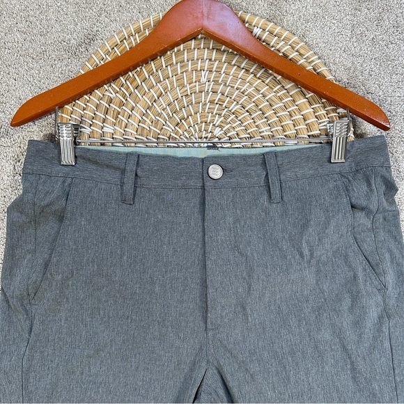 Free Fly Men’s Hybrid Shorts II 9” Performance Golf Fishing Heather Graphite 32 - Picture 3 of 16